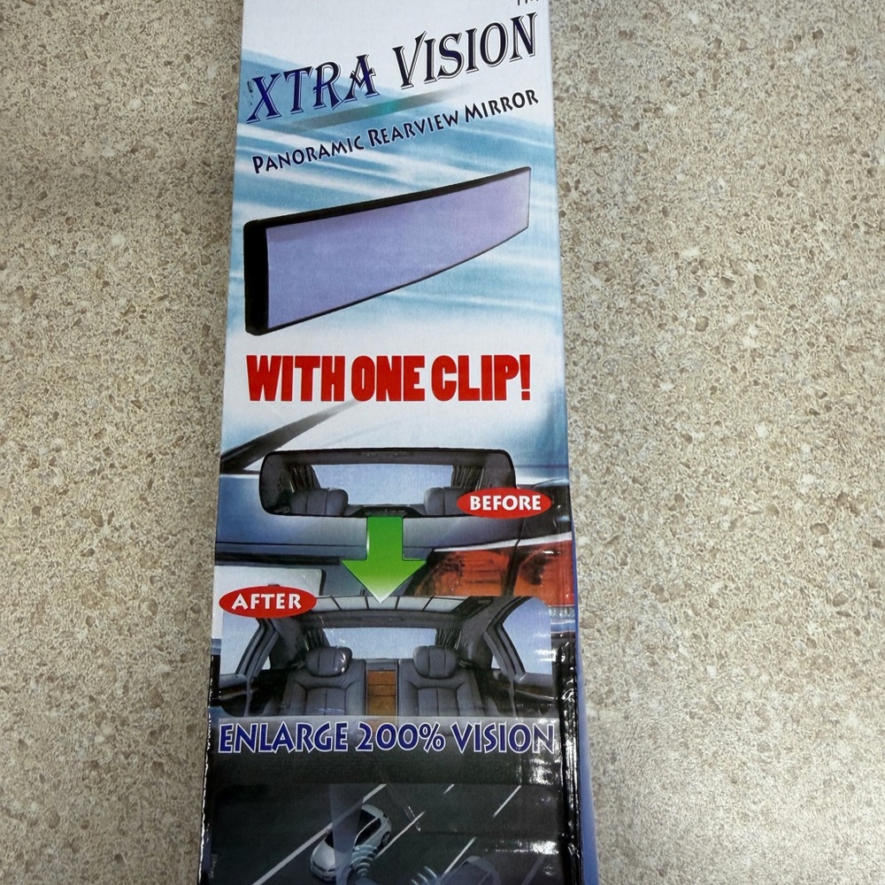 Panoramic Rearview Mirror - Black